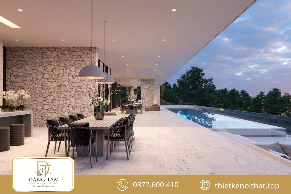 Thiết kế biệt thự nghỉ dưỡng trên núi ấm áp giữa cảnh quan thiên nhiên