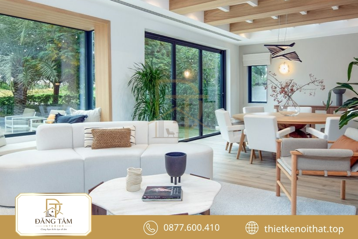 Scandinavian sử dụng gỗ sáng và gam trung tính tạo cảm giác ấm áp