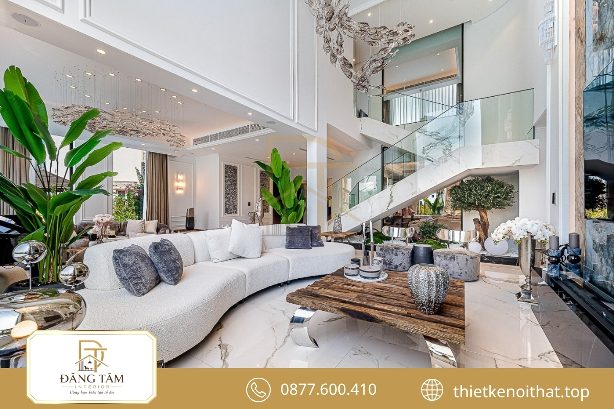 Xu hướng nội thất mới ưu tiên không gian mở và vật liệu tự nhiên