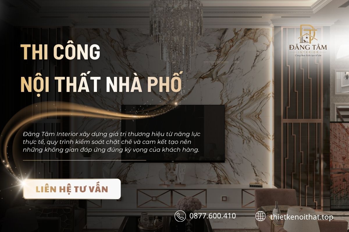 Đội ngũ Đăng Tâm Interior trực tiếp khảo sát và triển khai công trình