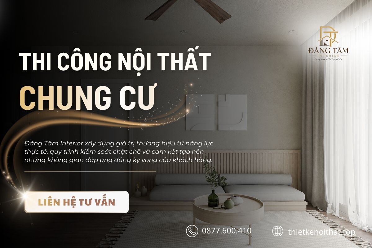 Hơn 400 công trình khẳng định năng lực chuyên thi công nội thất chung cư uy tín