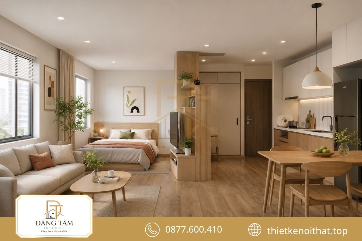 Tối ưu từng mét vuông bằng giải pháp nội thất thông minh