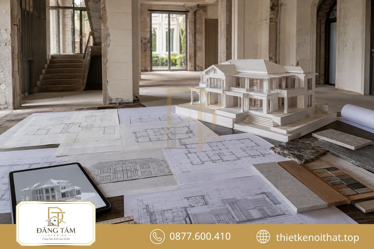 Hồ sơ chi tiết giúp cải tạo biệt thự bám sát thiết kế và hạn chế phát sinh