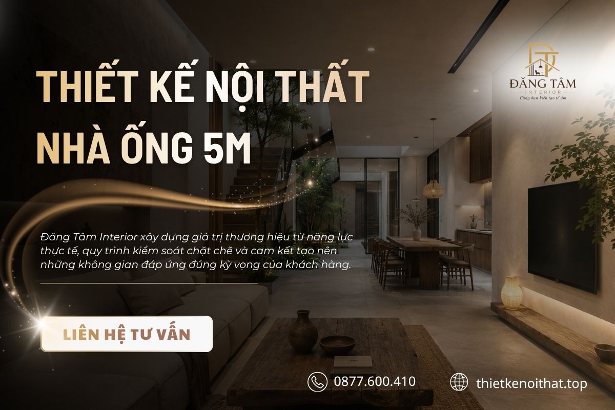 Đăng Tâm Interior kiến tạo không gian sống tiện nghi, thẩm mỹ và bền vững