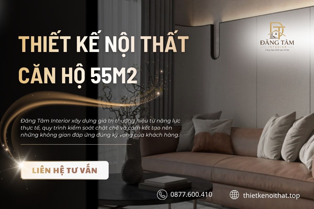 Đăng Tâm triển khai dịch vụ thiết kế nội thất chung cư uy tín, đúng tiến độ