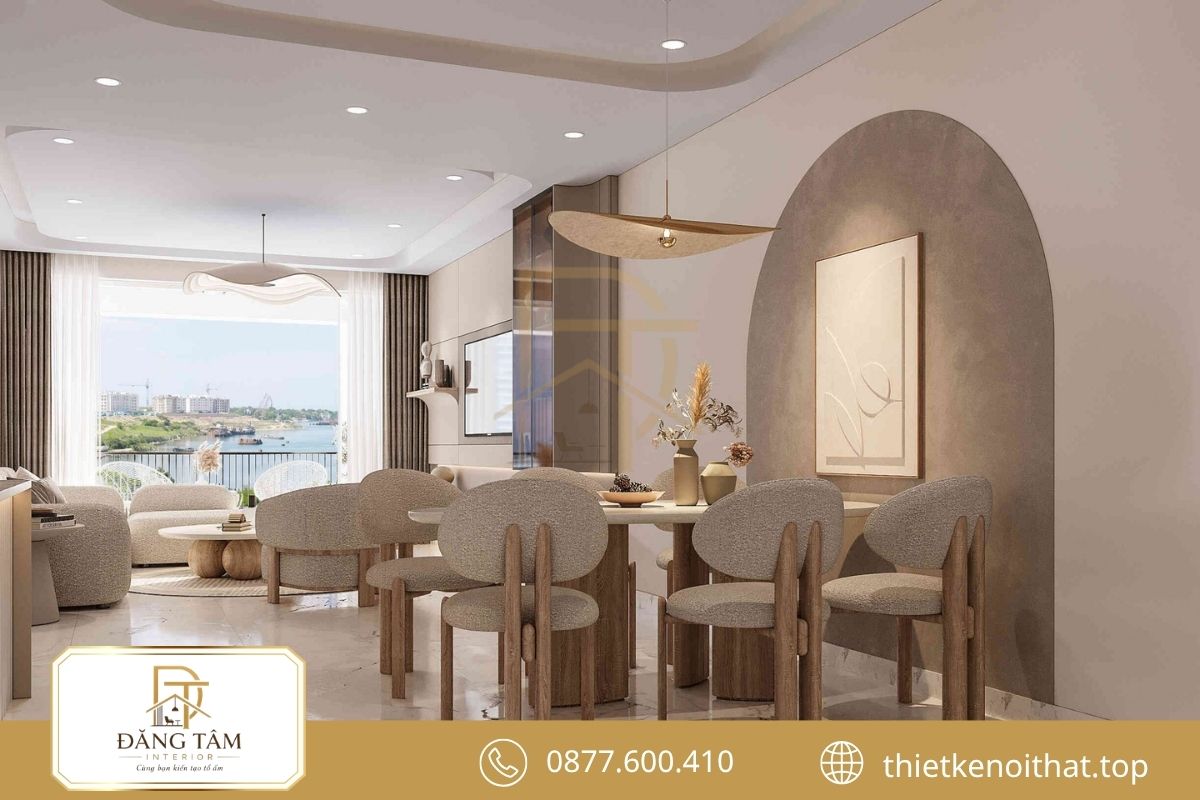 Diện tích vừa đủ, phân bổ công năng hợp lý, tối ưu sinh hoạt