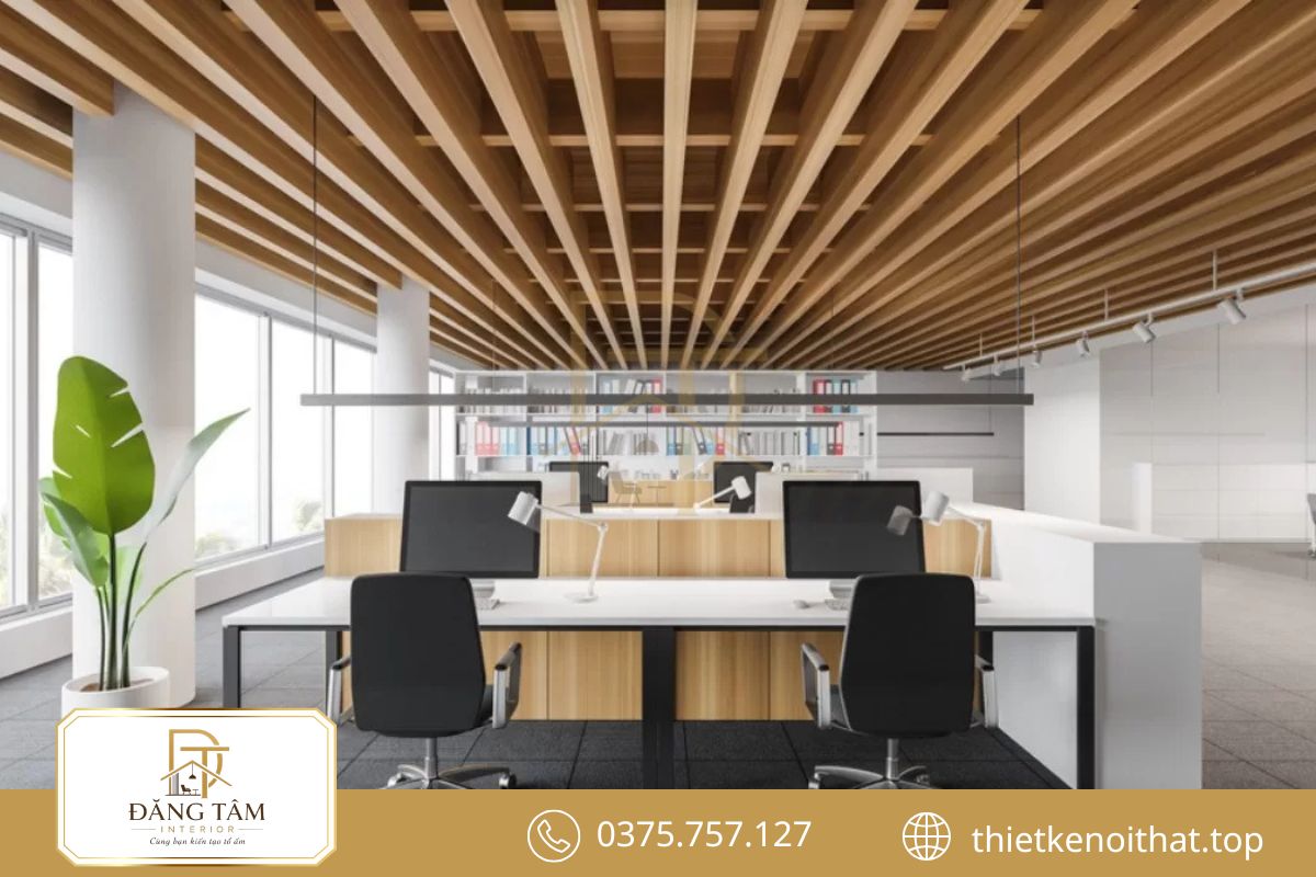 Thi công nội thất cho văn phòng hiện đại