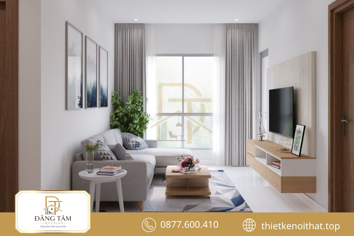 Gói thiết kế nội thất chung cư cơ bản tối ưu công năng và phối cảnh 3D