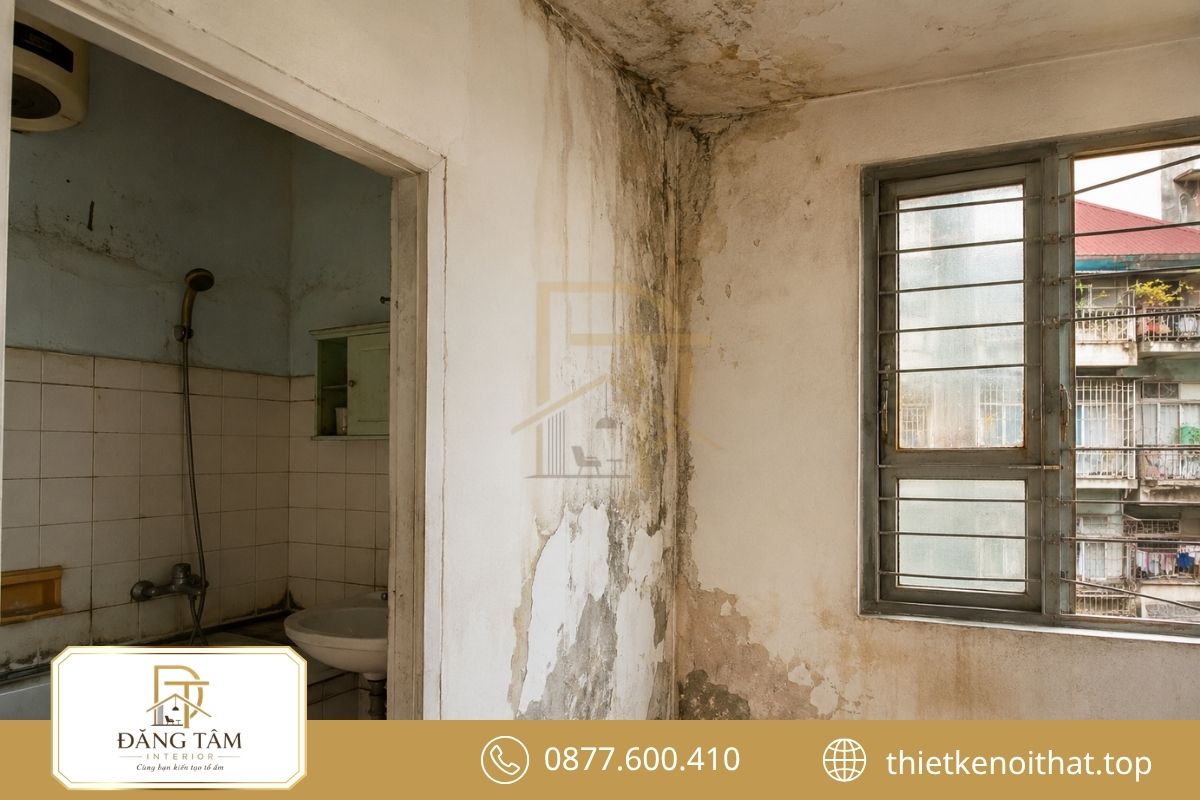 Giải pháp cải tạo nhà tập thể cũ xử lý thấm dột tận gốc