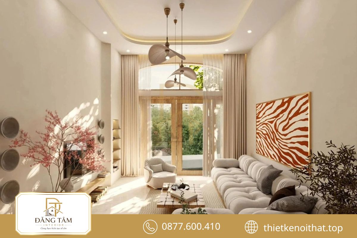 Nội thất nhà ống hẹp mặt tiền 3m tối ưu diện tích sử dụng