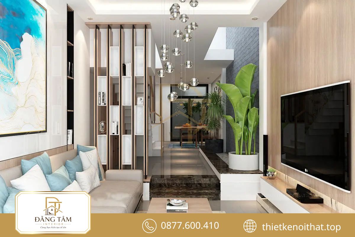 Tổng quan thiết kế nội thất nhà ống theo đặc điểm mặt bằng phổ biến