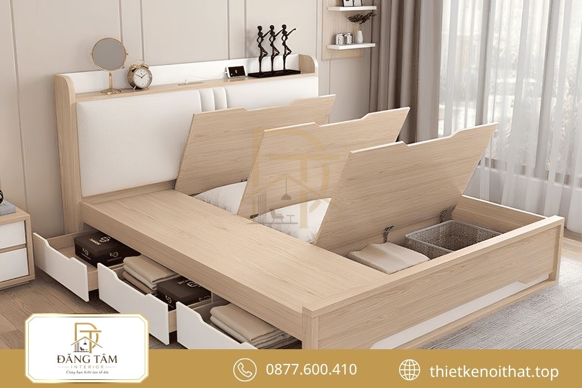 Nội thất thông minh tăng diện tích sử dụng cho căn hộ 80m2