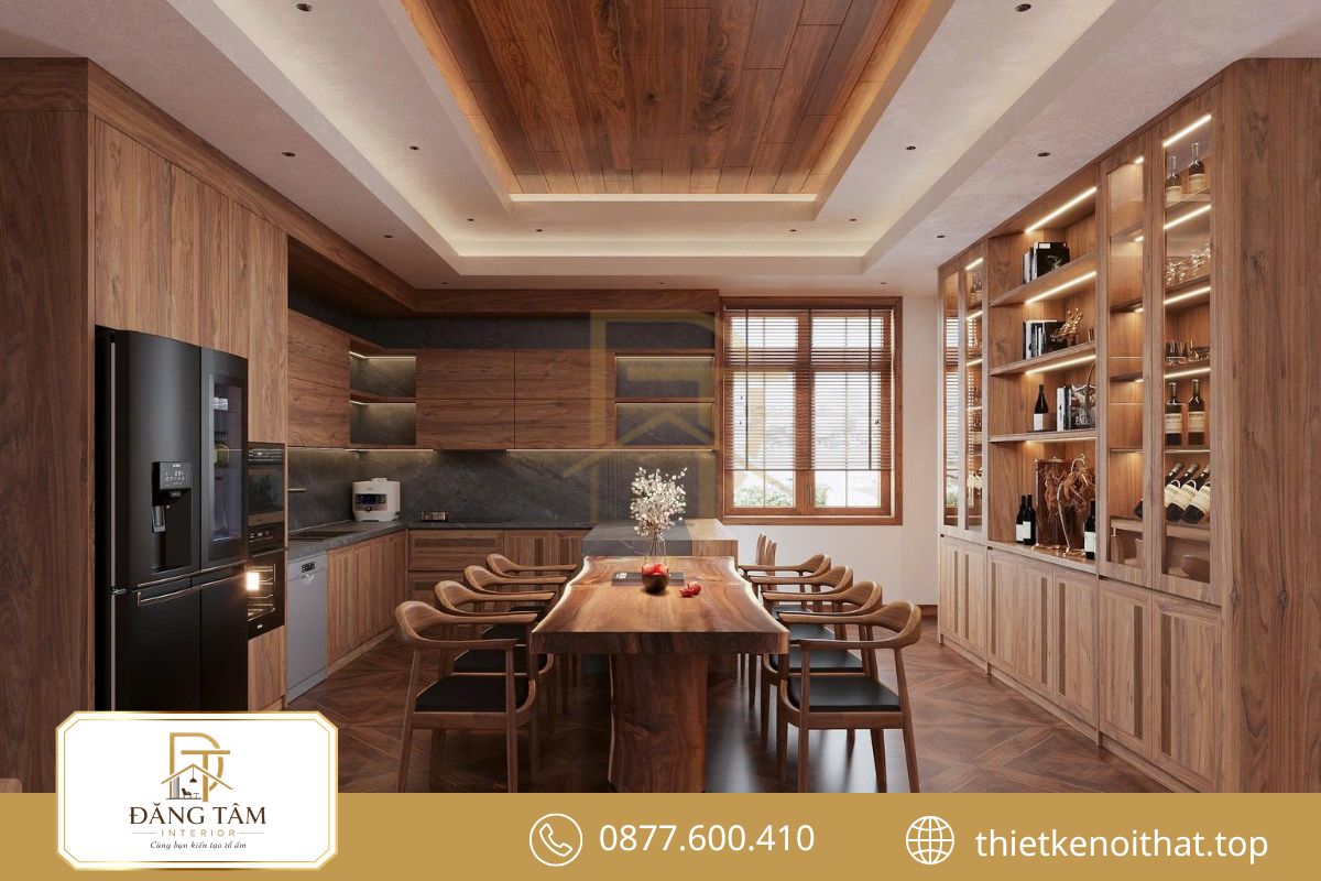 Bố trí bếp khoa học giúp nấu nướng thuận tiện, lưu trữ gọn gàng và dễ vệ sinh hơn