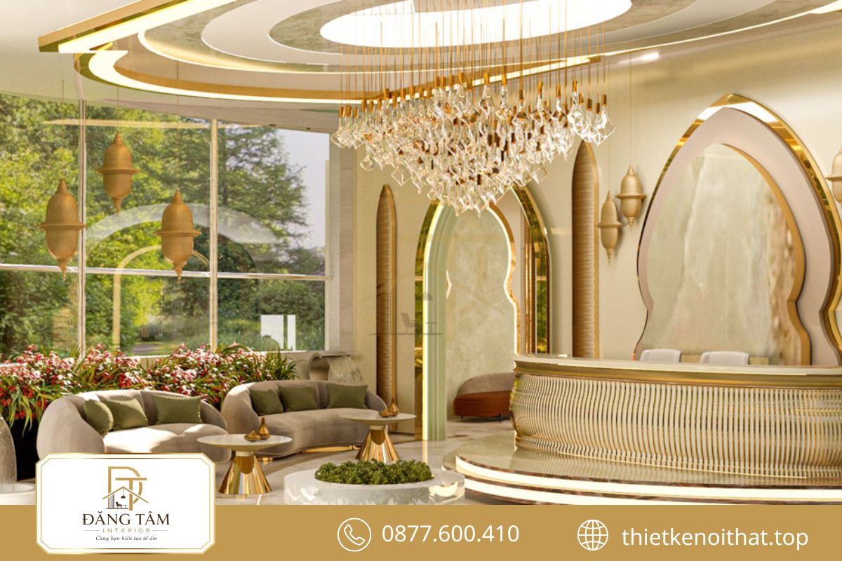 Thiết kế thi công nội thất khách sạn theo nhiều phong cách từ hiện đại đến luxury.
