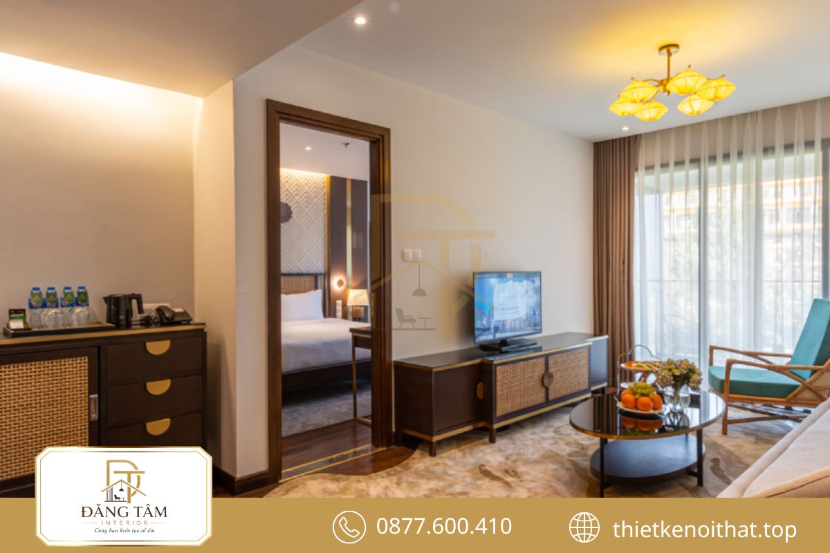 Family Room tối ưu công năng, thuận tiện cho nhóm khách và gia đình.