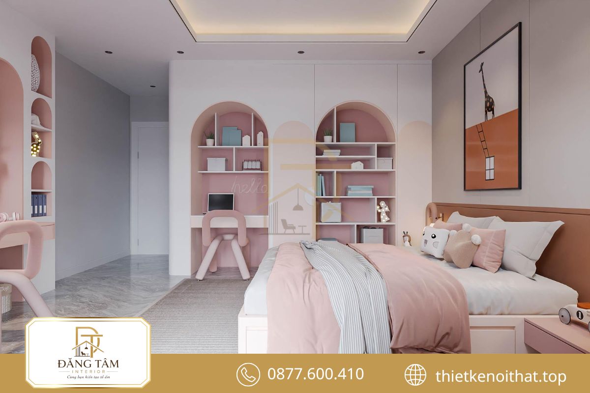 Phòng ngủ trẻ em cần an toàn, linh hoạt và phù hợp từng giai đoạn phát triển của bé