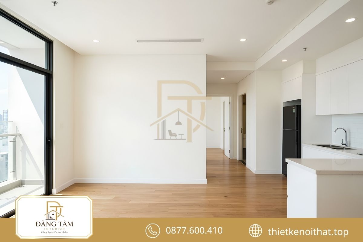Tận dụng ánh sáng tự nhiên để căn hộ 55m2 luôn sáng thoáng 