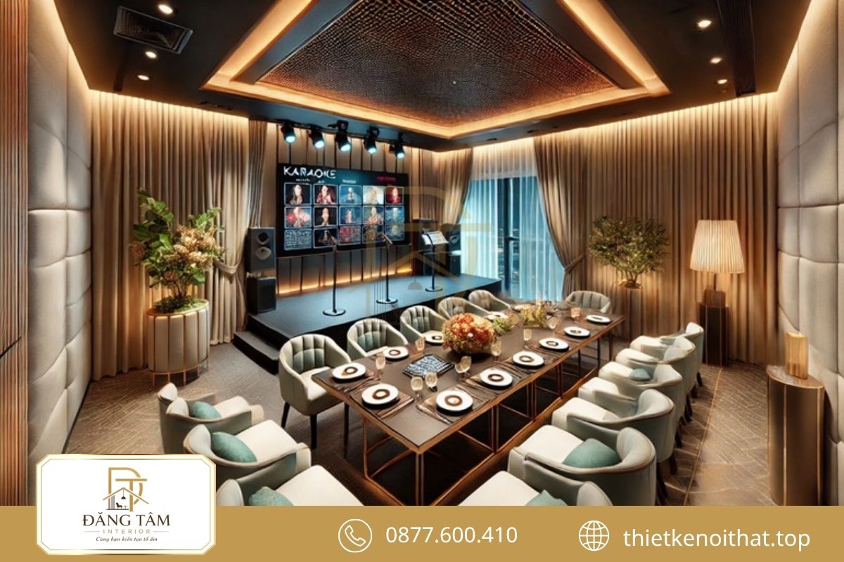 Karaoke kết hợp nhà hàng và Lounge cao cấp