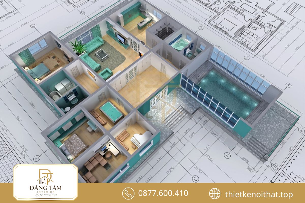 Gia c&ocirc;ng theo đ&uacute;ng k&iacute;ch thước v&agrave; th&ocirc;ng số từ hồ sơ thiết kế thi c&ocirc;ng nội thất uy t&iacute;n
