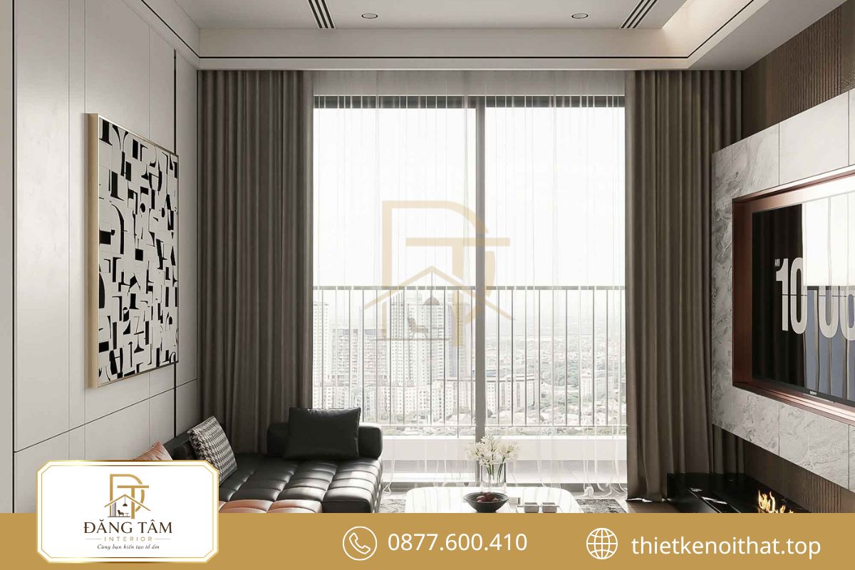 Gợi ý mẫu thiết kế chung cư 70m2 hiện đại tối ưu không gian sống tiện nghi