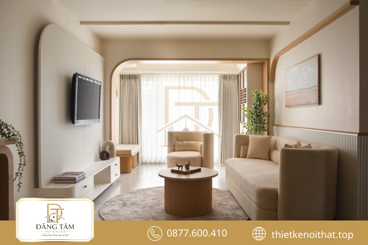 Thiết kế căn hộ 75m2 phong cách Japandi cân bằng thẩm mỹ, công năng và cảm giác thư giãn mỗi ngày