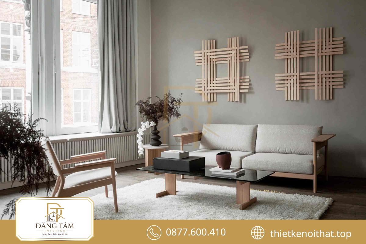 Thiết kế nhà ống 5m Japandi kết hợp vẻ đẹp Bắc Âu và tinh thần Nhật Bản
