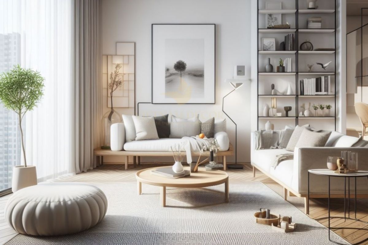 Thiết kế nội thất căn hộ 68m2
