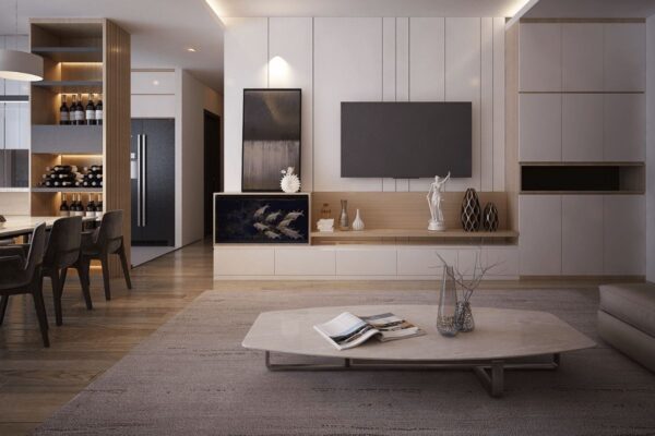 thiết kế căn hộ chung cư 75m2