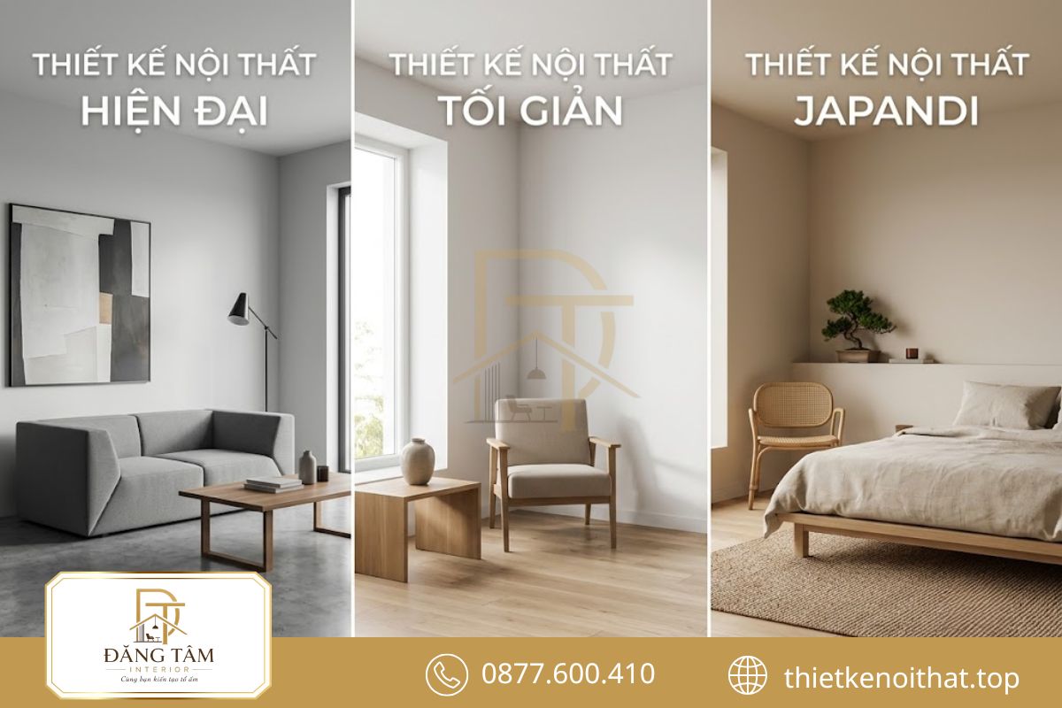 Chọn đúng thiết kế nội thất hiện đại cho phong cách sống mong muốn