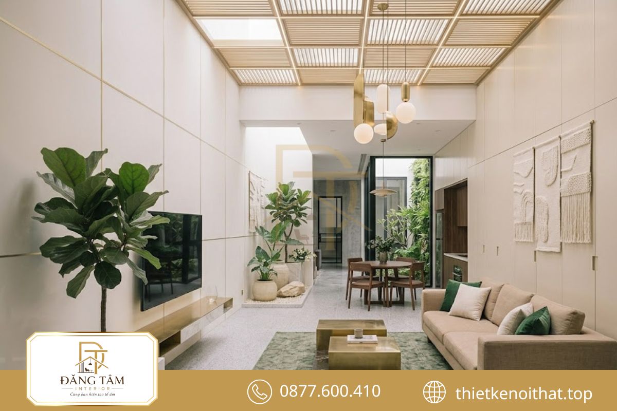 Đường nét tinh gọn, công năng tối ưu cho thiết kế nội thất nhà ống 5m hiện đại