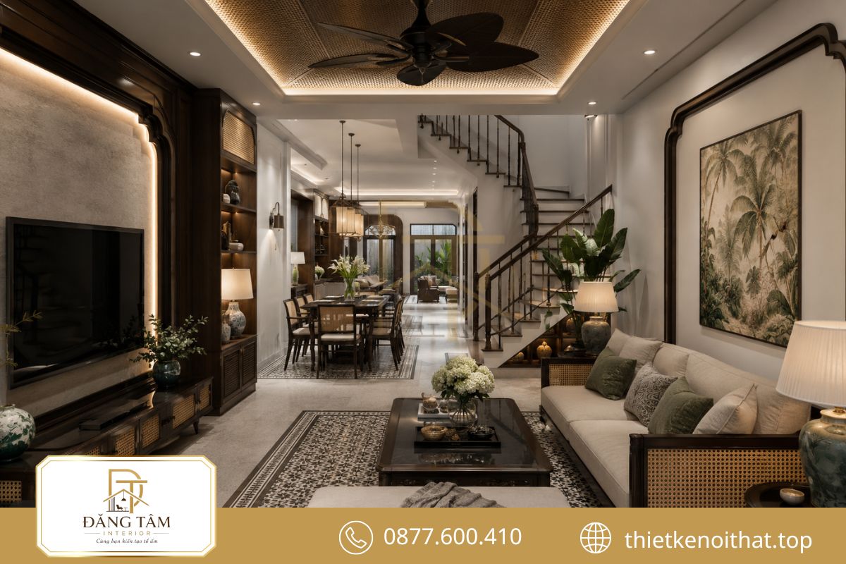 Không gian rộng rãi, phân chia công năng hợp lý cho nhu cầu sinh hoạt đa dạng