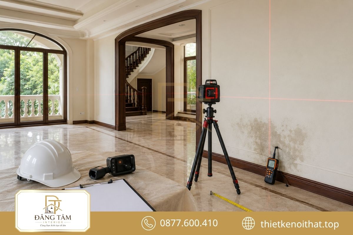 Chuẩn bị kỹ giúp hành trình cải tạo biệt thự diễn ra thuận lợi và an toàn