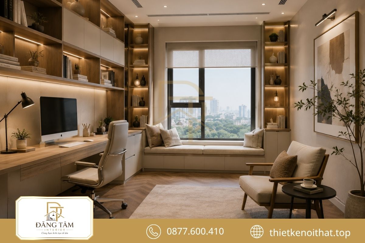 Tối ưu diện tích căn hộ 100m2 với nội thất lưu trữ thông minh 