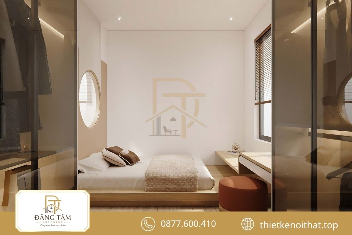 Hai phòng ngủ bố trí riêng tư và thuận tiện sinh hoạt 