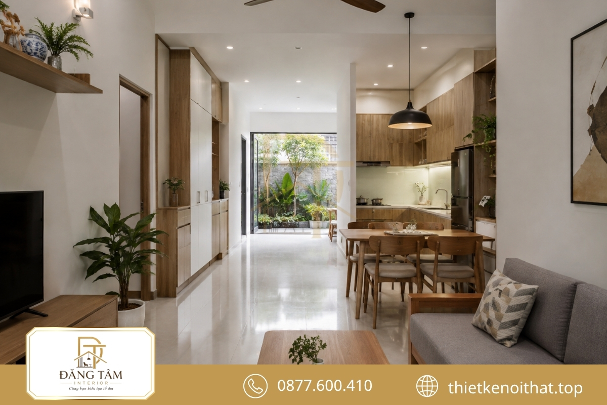 Cải tạo nhà cấp 4 50m2 với mặt bằng gọn và tiện nghi 