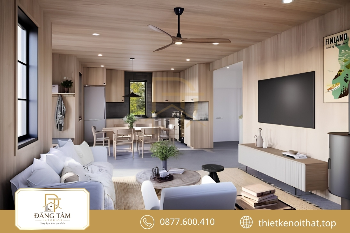 Mặt bằng hợp lý tạo luồng di chuyển thuận tiện cho cả gia đình