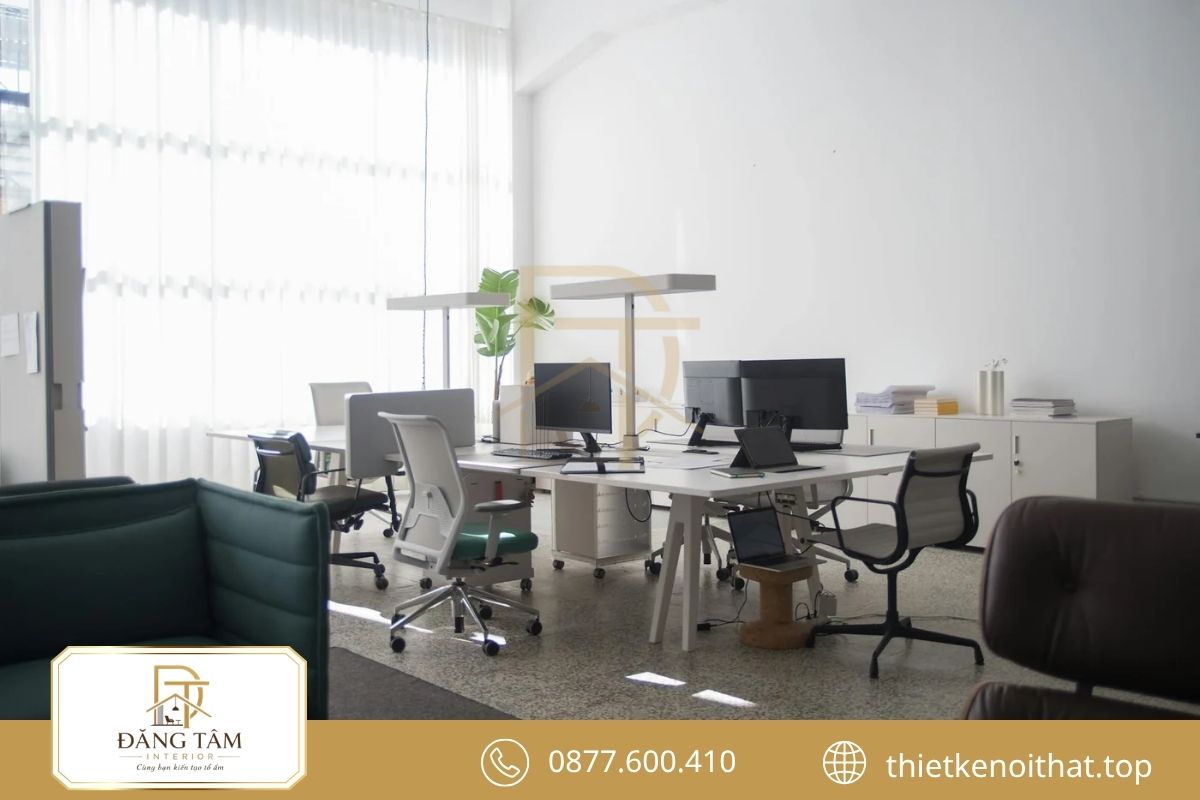 Bố trí văn phòng 30m2 phù hợp số lượng nhân sự và diện tích 