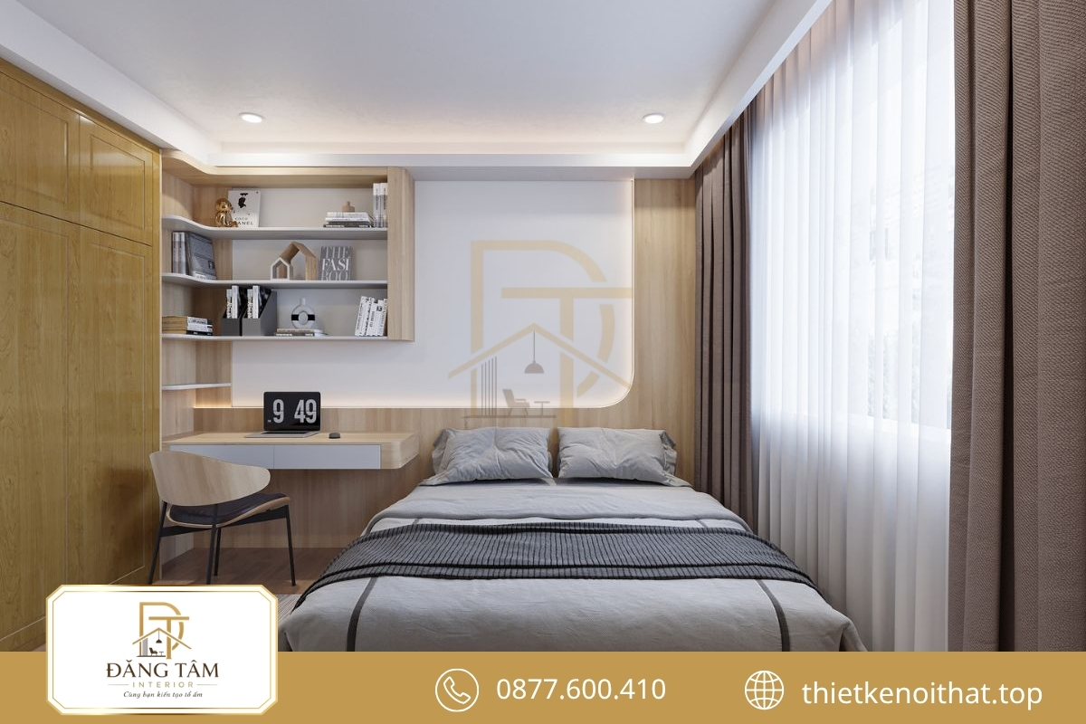 Bố cục nội thất linh hoạt theo tỷ lệ và hình dáng từng mặt bằng 