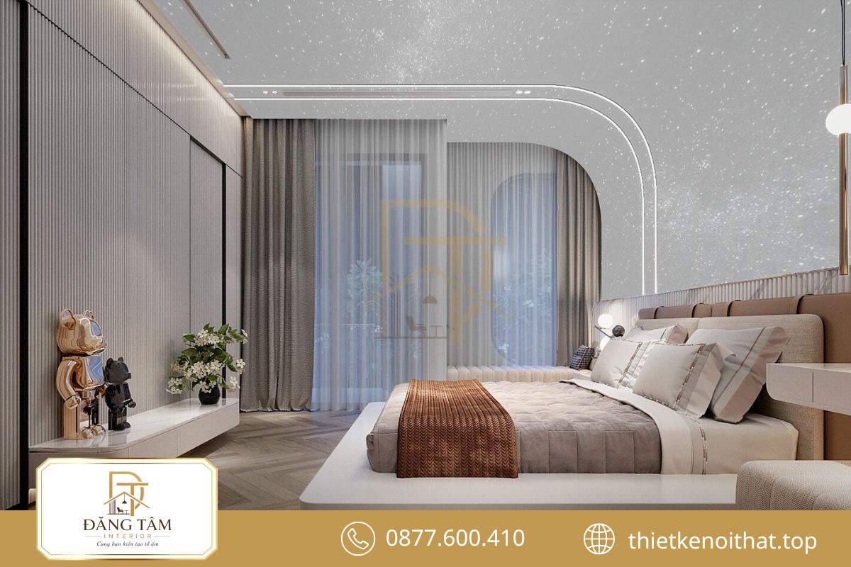 Phân chia công năng theo diện tích giúp không gian cân đối và dễ dùng