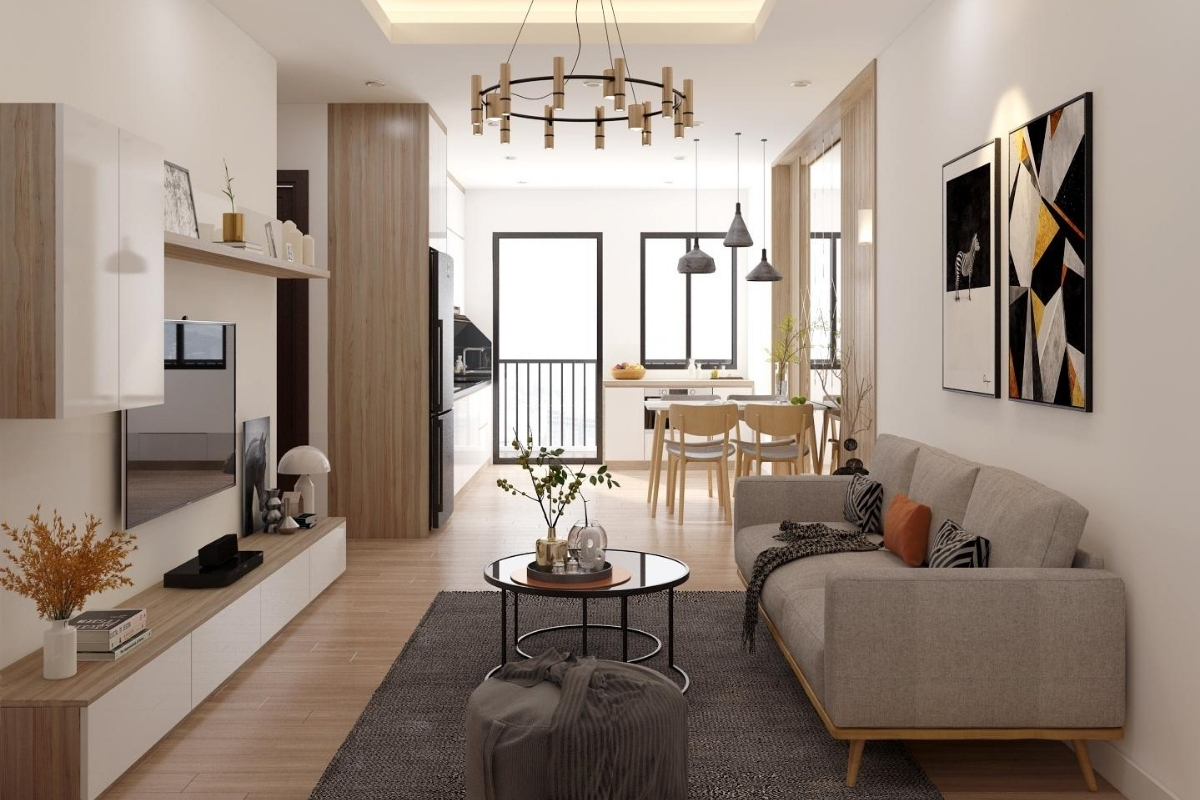 Cải Tạo Căn Hộ Chung Cư 1 Phòng Ngủ