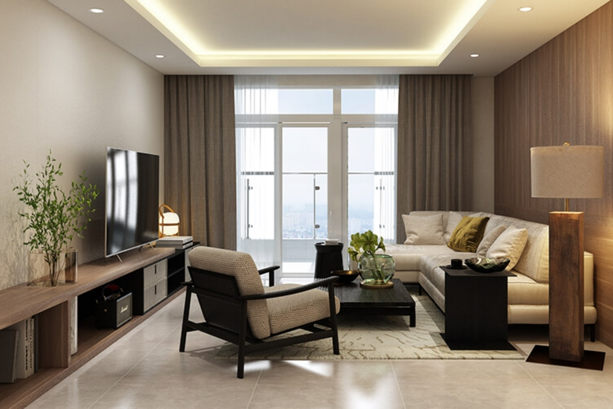 Cải Tạo Căn Hộ Chung Cư 2 Phòng Ngủ