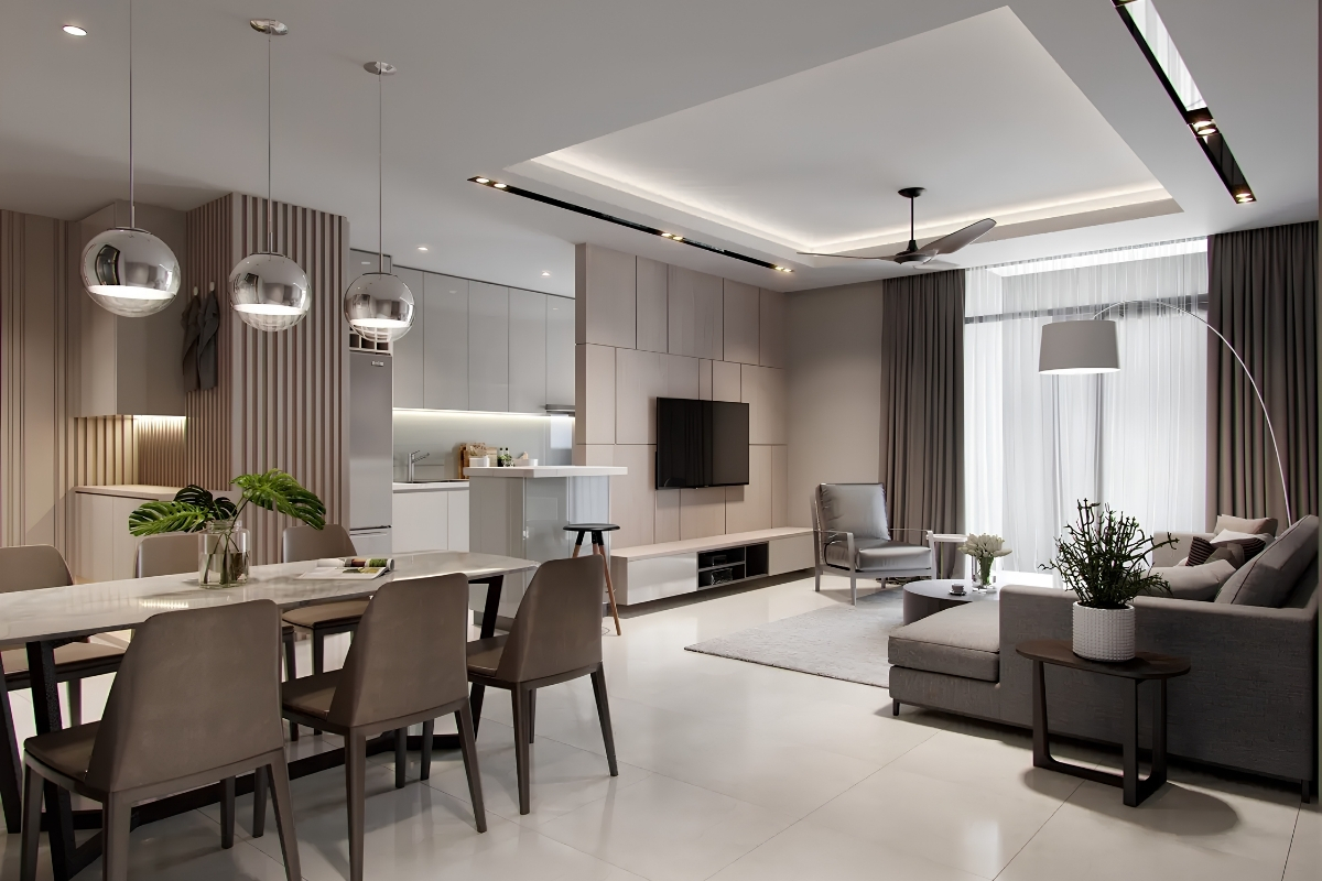 Cải Tạo Căn Hộ Chung Cư 3 Phòng Ngủ