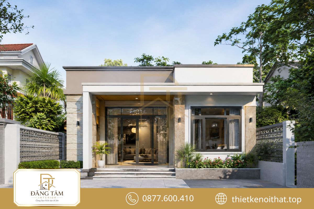 Mặt tiền hiện đại giúp căn nhà cũ thay đổi diện mạo đầy ấn tượng