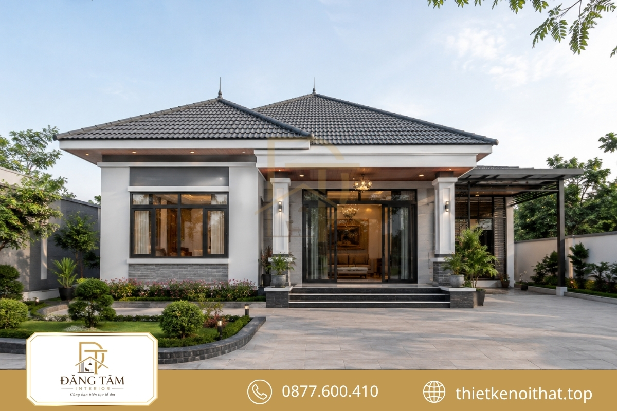 Cải tạo nhà cấp 4 100m2 toàn diện với không gian mới đồng bộ 
