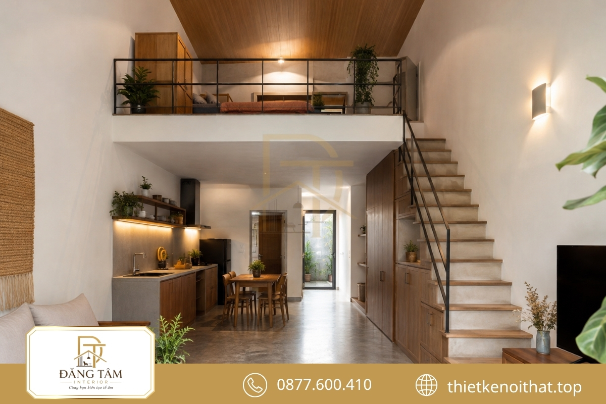 Cải tạo nhà cấp 4 50m2 có gác lửng tăng diện tích sử dụng 