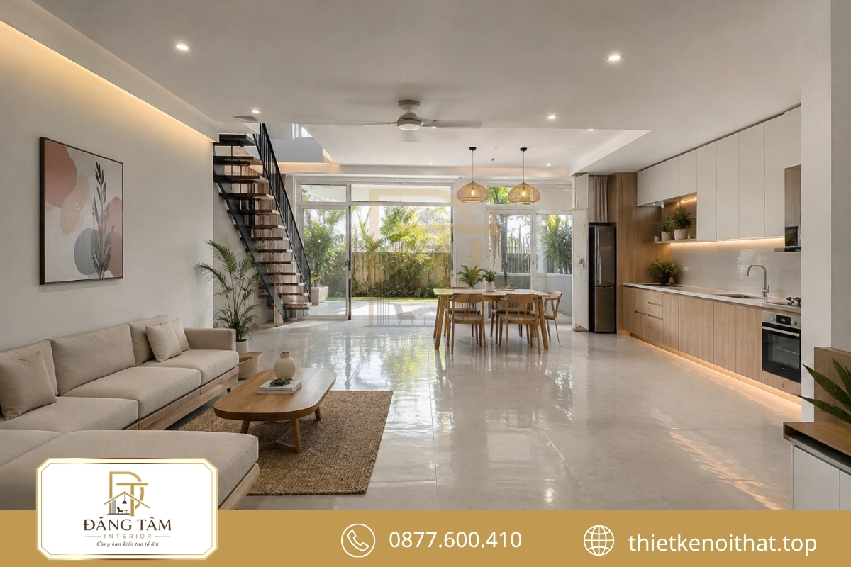 Cải tạo nhà cấp 4 50m2 đẹp với không gian mở thoáng rộng 