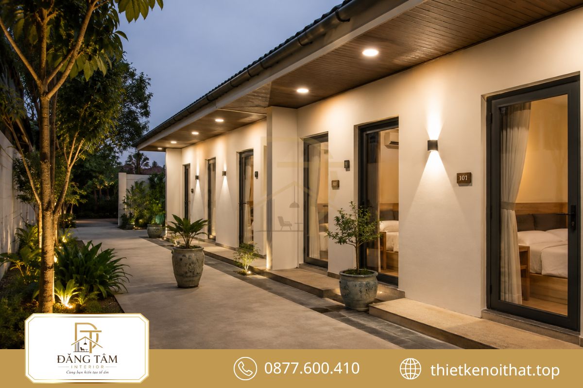 Phân chia phòng hợp lý tăng khả năng khai thác mà vẫn bảo đảm riêng tư