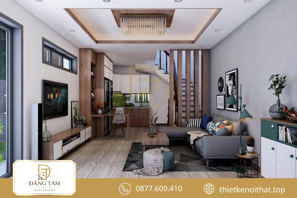 Nh&agrave; 30m2 gọn s&aacute;ng nhờ nội thất th&ocirc;ng minh v&agrave; bố cục mở