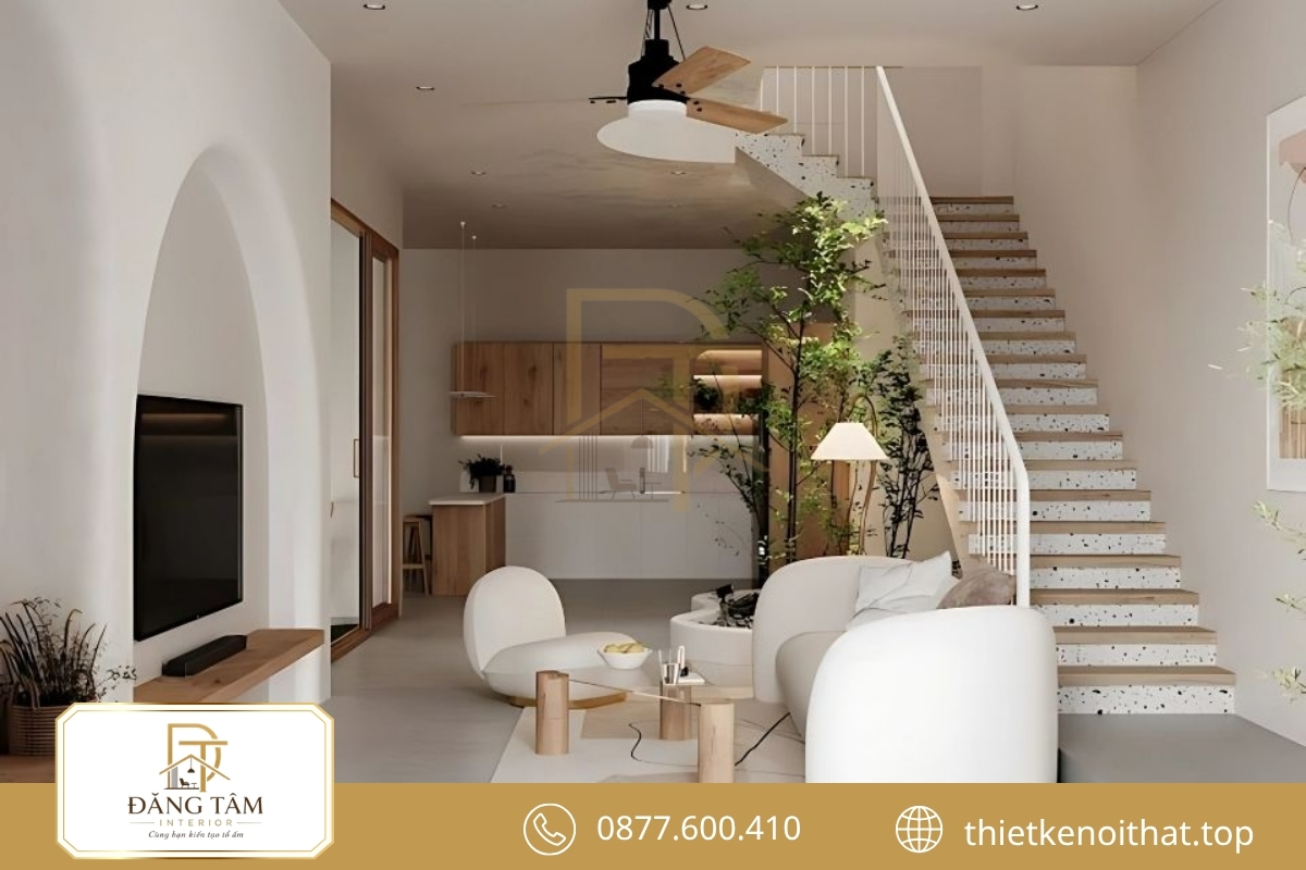 Nh&agrave; 60m2 tiện nghi hơn qua phương &aacute;n cải tạo nh&agrave; ống cũ