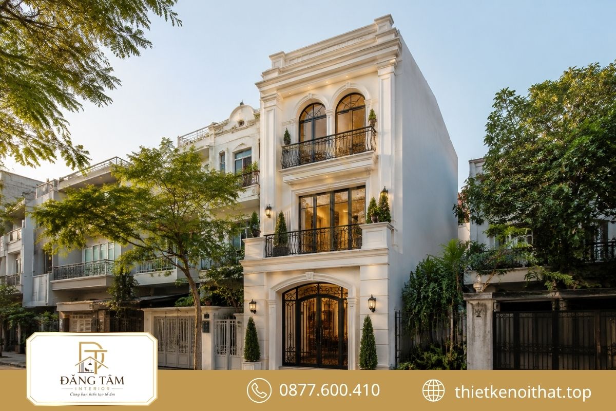 Vẻ sang trọng tân cổ điển thể hiện qua tỷ lệ và chi tiết tinh tế
